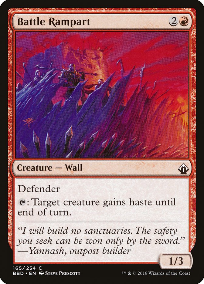 Battle Rampart 165/254 (Battlebond) 