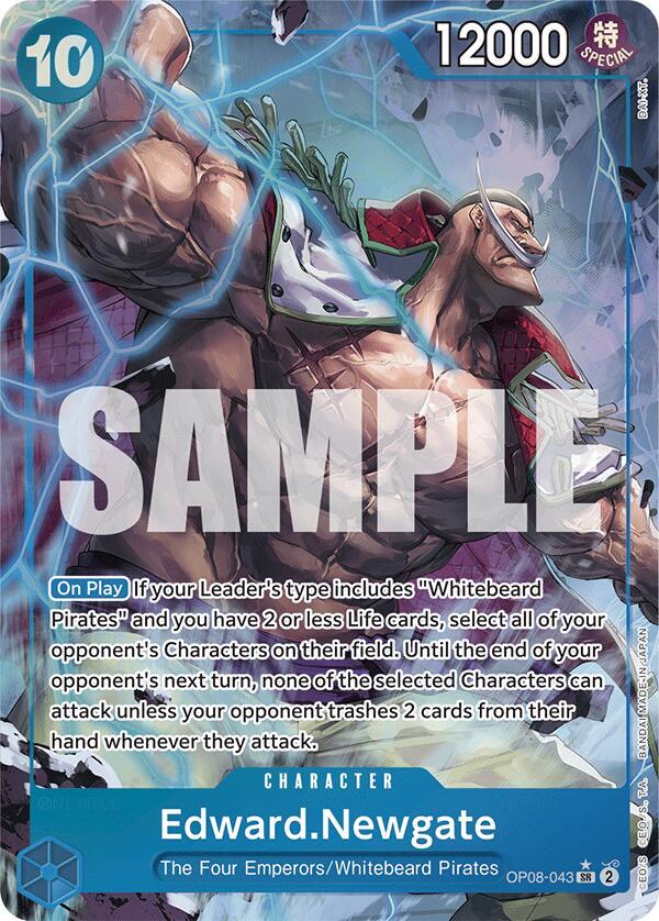 Edward.Newgate OP08-043 (Two Legends)  - Alternate Art Foil