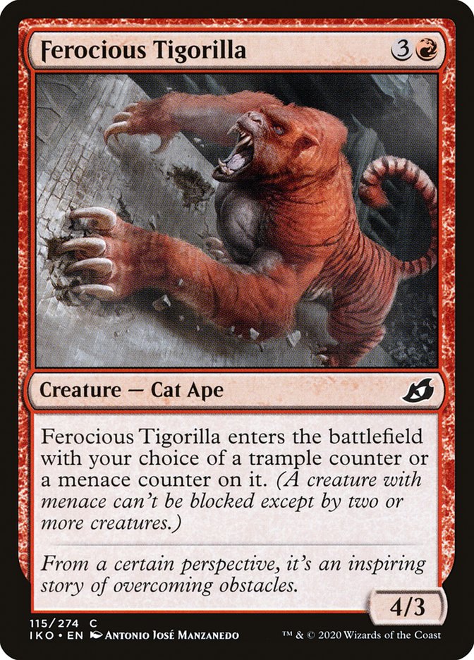 Ferocious Tigorilla 115/274 (Ikoria: Lair of Behemoths) 
