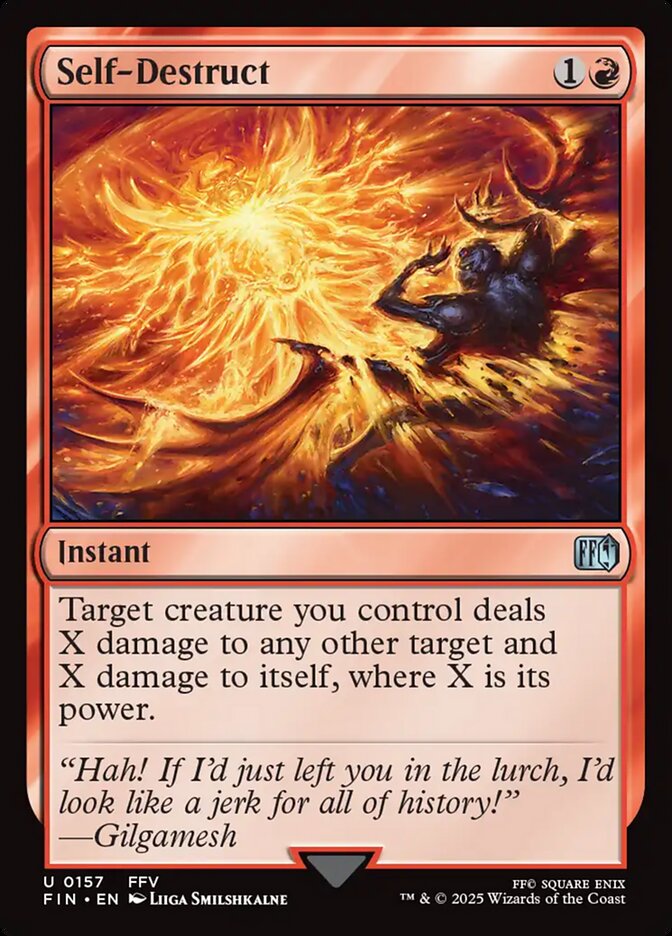 Self Destruct 157 (FINAL FANTASY)  - Foil