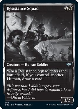 Resistance Squad 299/534 (Innistrad: Double Feature) 