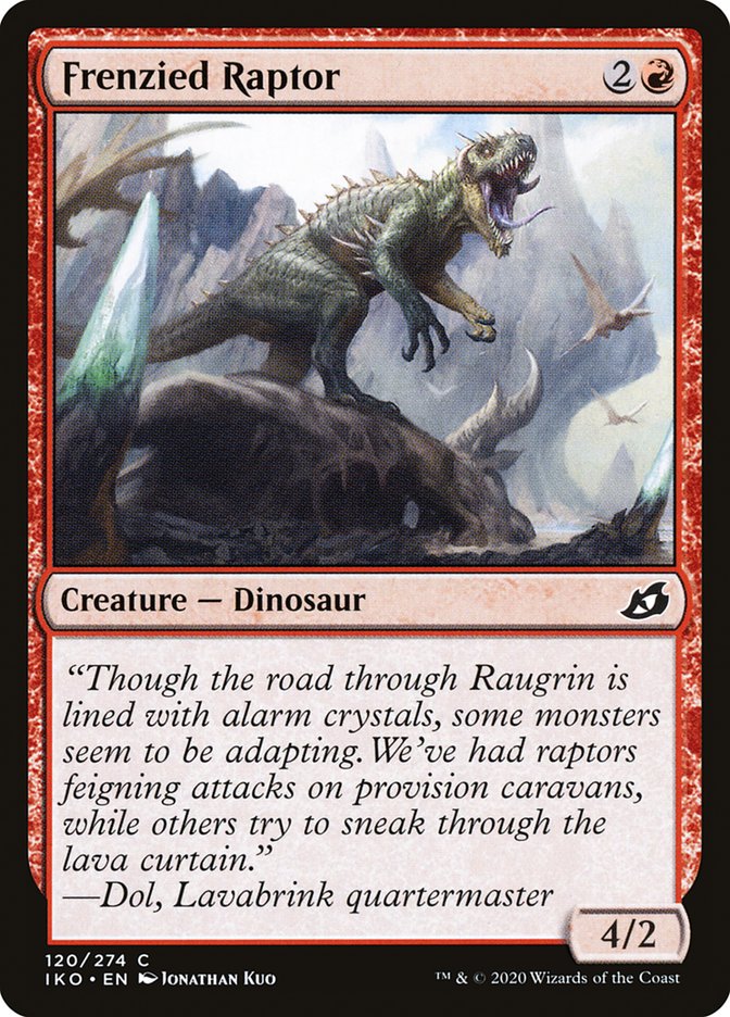 Frenzied Raptor 120/274 (Ikoria: Lair of Behemoths) 