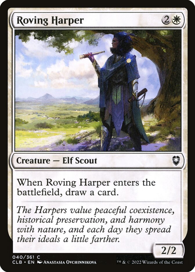 Roving Harper 40 (Commander Legends: Battle for Baldur's Gate) 
