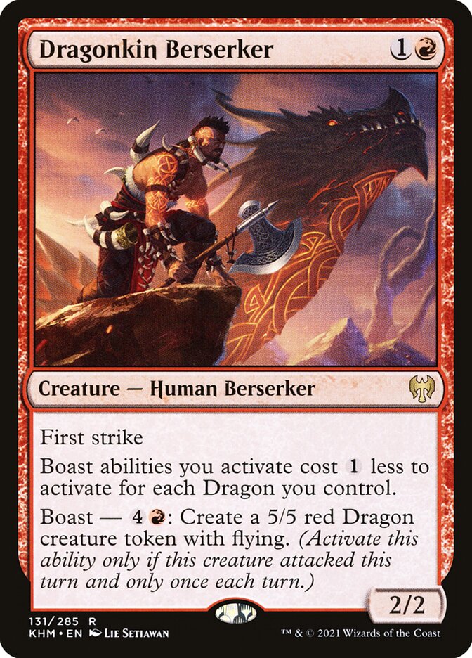 Dragonkin Berserker 131/285 (Kaldheim) 