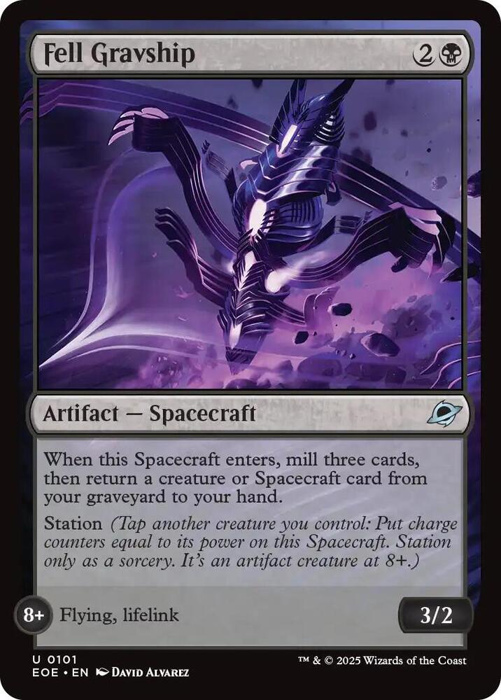 Fell Gravship 101/276 (Edge of Eternities)  - Foil
