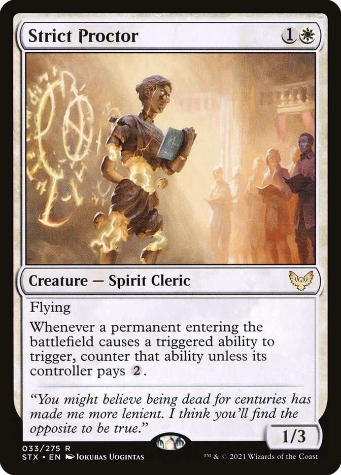 Strict Proctor 33 (Strixhaven: School of Mages) 