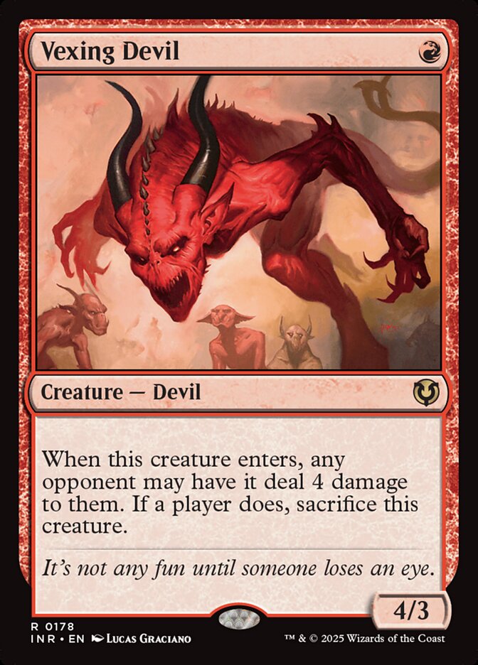 Vexing Devil 178 (Innistrad Remastered)  - Foil