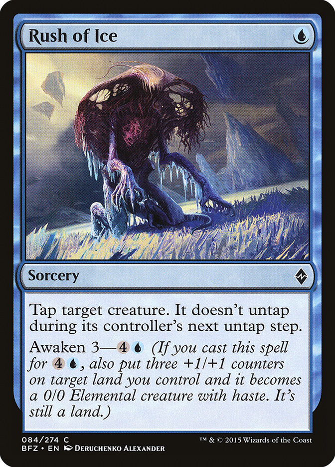 Rush of Ice 84/274 (Battle for Zendikar) 