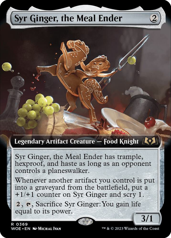 Syr Ginger, the Meal Ender 369/276 (Wilds of Eldraine)  - Extended Art