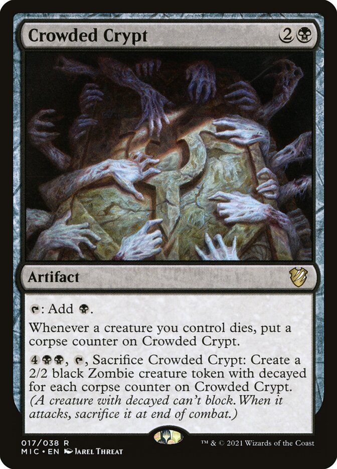 Crowded Crypt 17/38 (Commander: Innistrad: Midnight Hunt) 