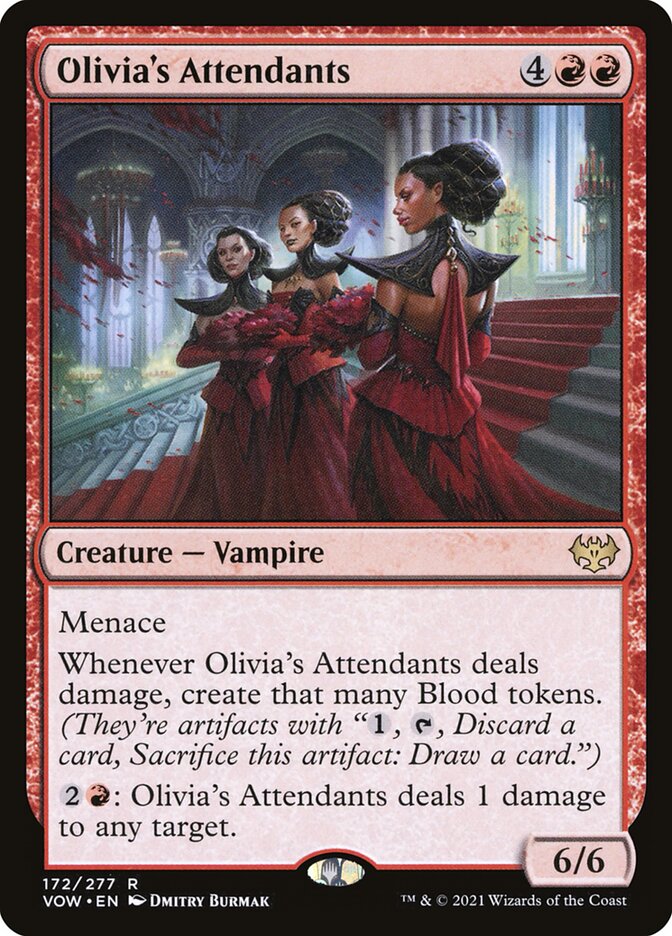Olivia's Attendants 172/277 (Innistrad: Crimson Vow) 