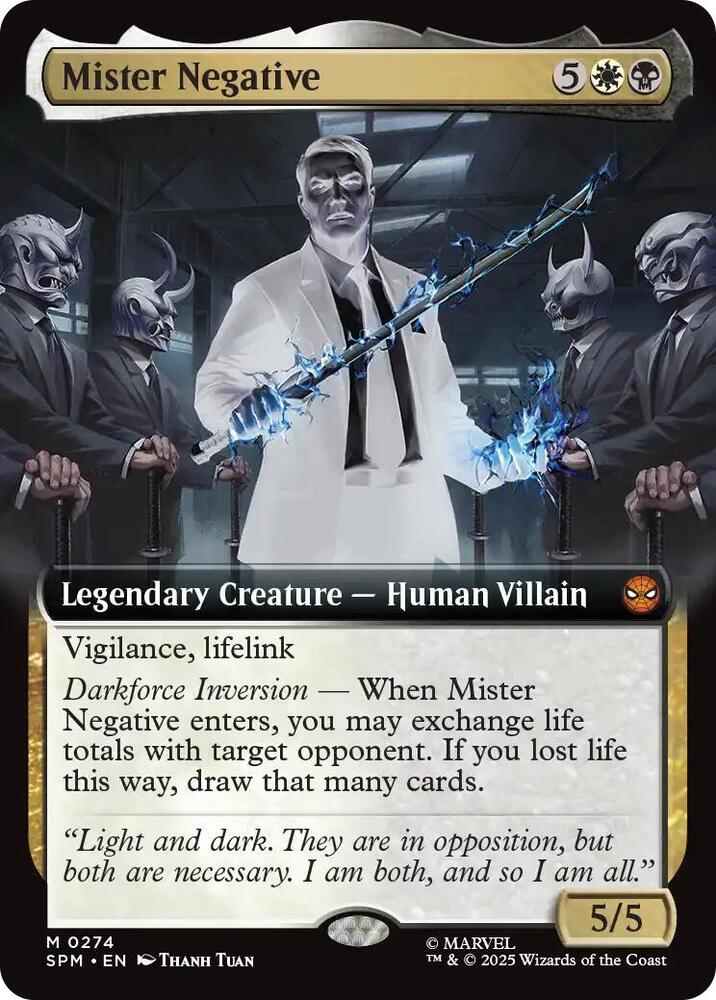 Mister Negative 274 (Marvel's Spider-Man)  - Extended Art Foil