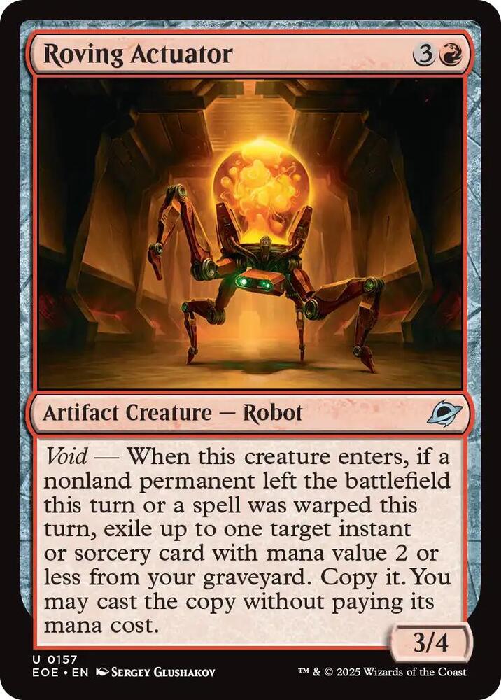 Roving Actuator 157 (Edge of Eternities)  - Foil