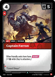 Captain Farron 015/298 (Origins) 