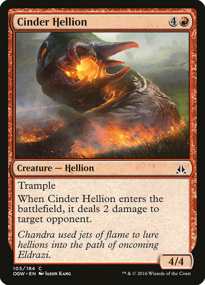 Cinder Hellion 105/184 (Oath of the Gatewatch) 