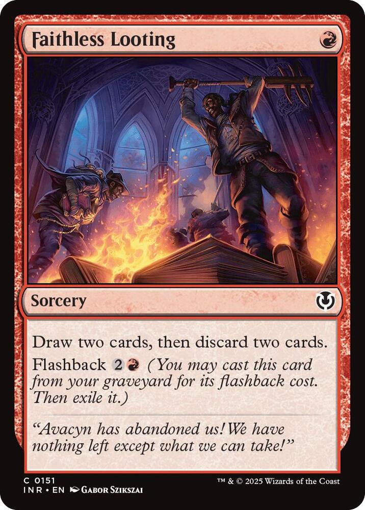 Faithless Looting 151/287 (Innistrad Remastered) 