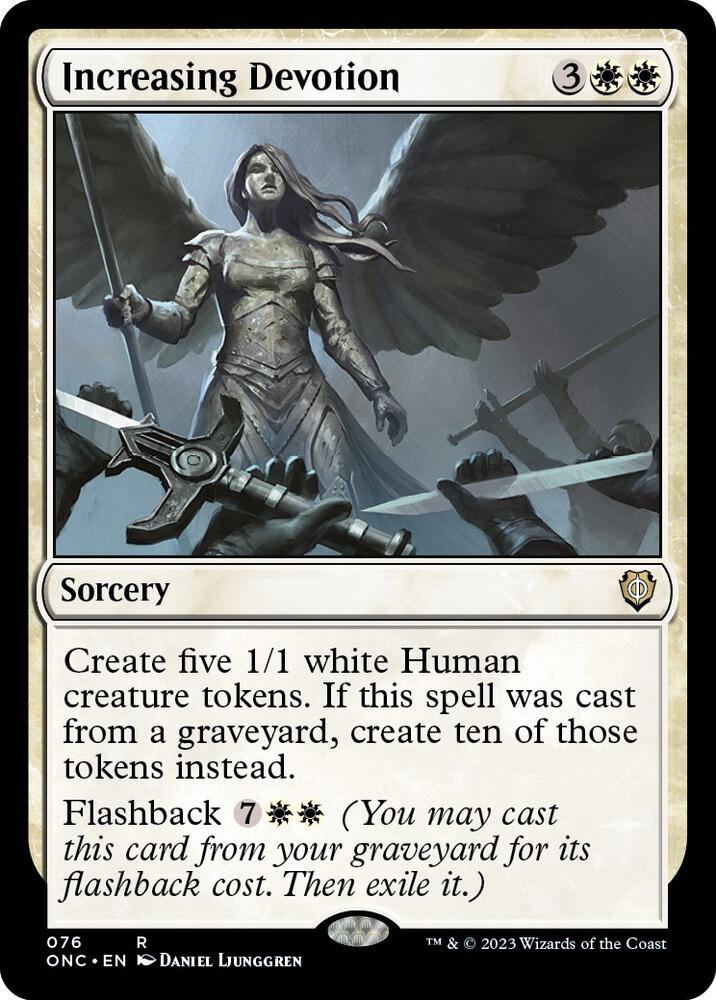 Increasing Devotion 76/28 (Commander: Phyrexia: All Will Be One) 