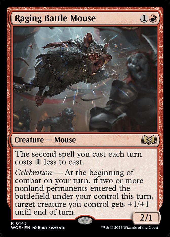Raging Battle Mouse 143/276 (Wilds of Eldraine) 