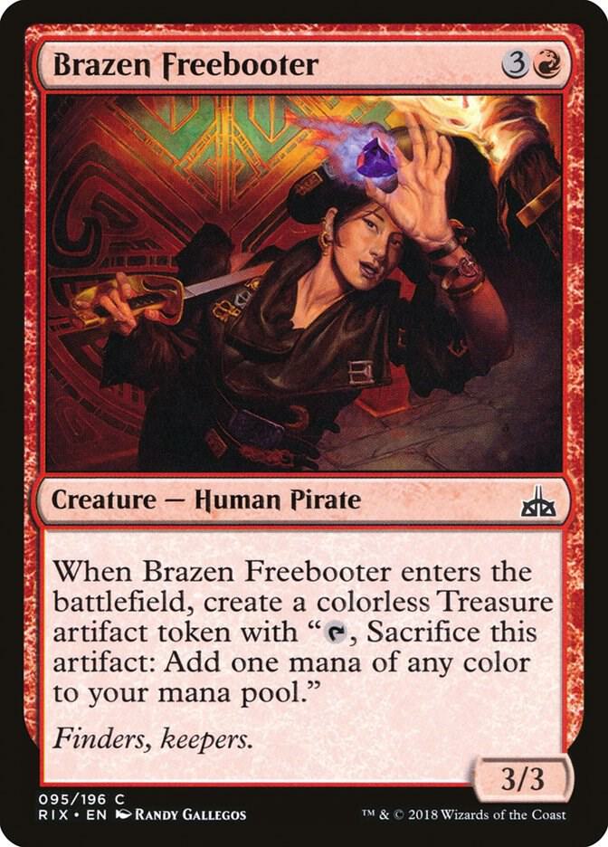 Brazen Freebooter 95/196 (Rivals of Ixalan)  - Foil