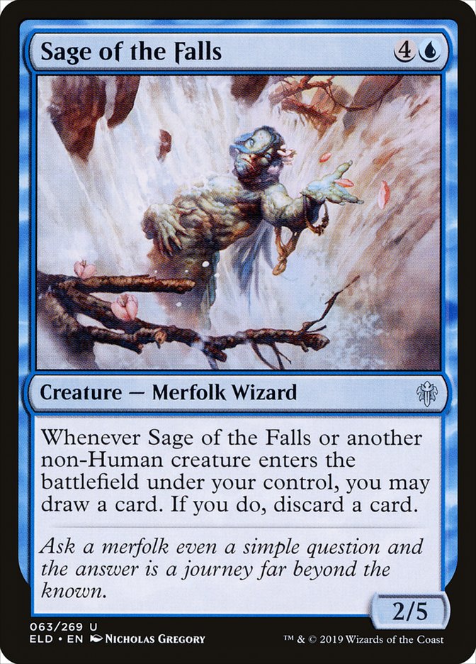 Sage of the Falls 63/269 (Throne of Eldraine) 