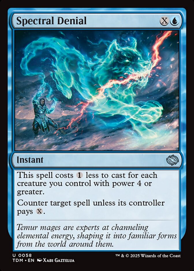 Spectral Denial 58/291 (Tarkir: Dragonstorm) 