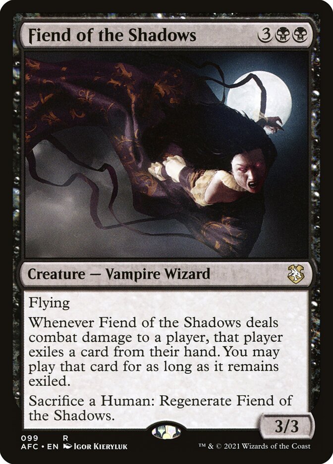 Fiend of the Shadows 99 (Commander: Adventures in the Forgotten Realms) 