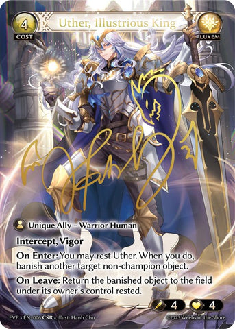 Uther, Illustrious King (CSR) (006) [Promotional Cards]