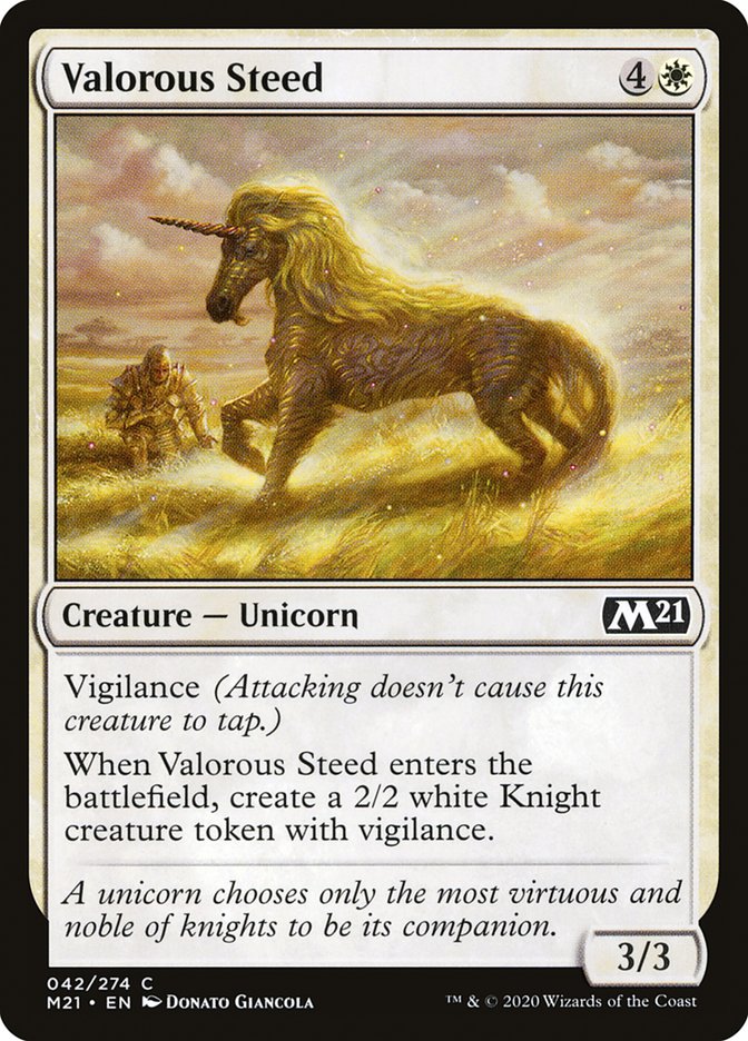 Valorous Steed 42 (Core Set 2021) 