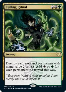 Culling Ritual 172 (Strixhaven: School of Mages)  - Foil