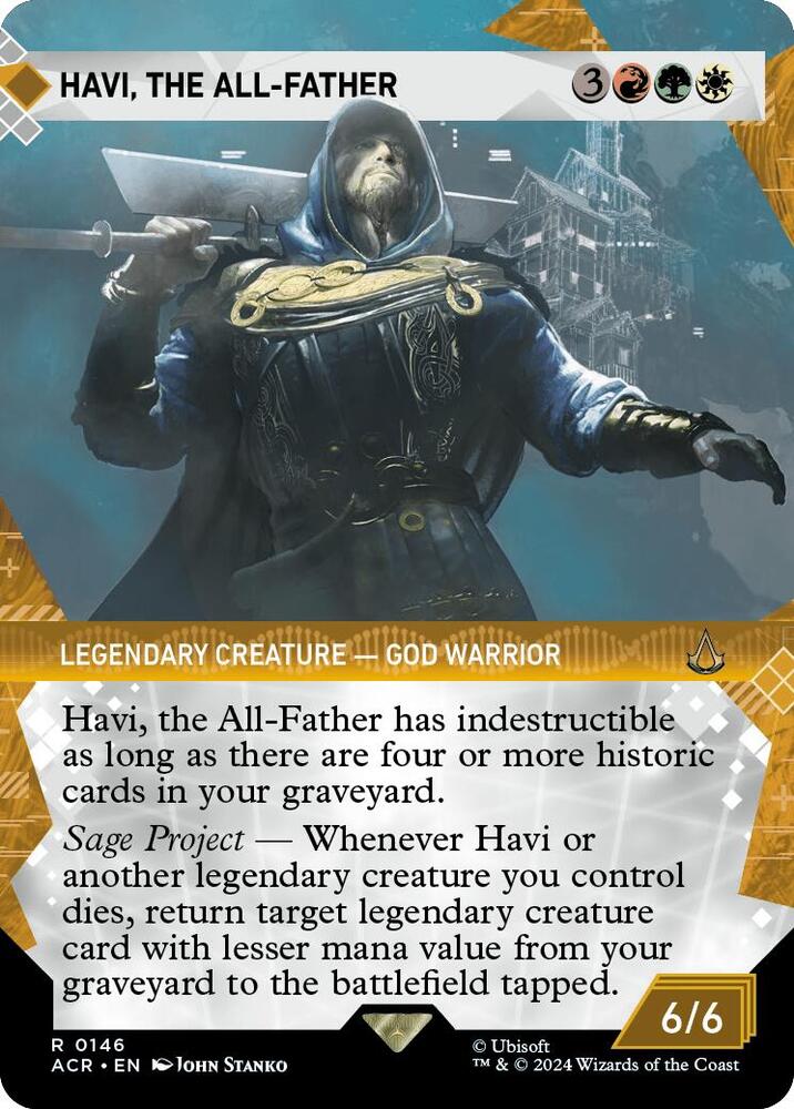 Havi, the All-Father 146/110 (Universes Beyond: Assassin's Creed)  - Showcase Foil
