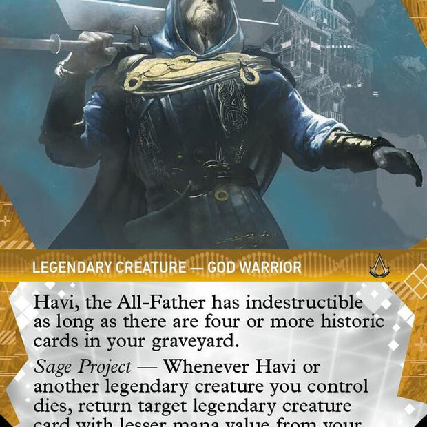 Havi, the All-Father 146/110 (Universes Beyond: Assassin's Creed)  - Showcase Foil