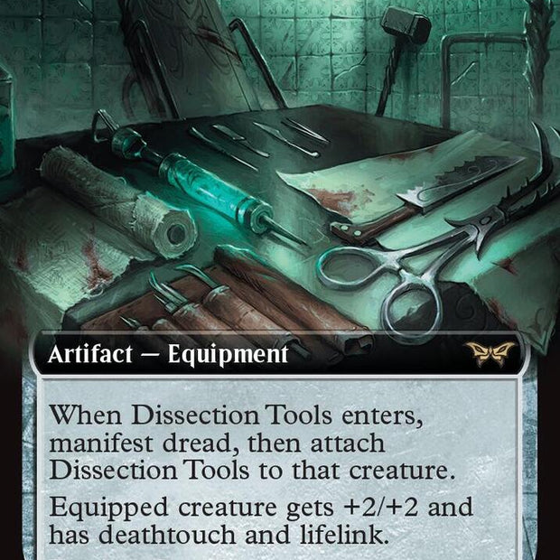 Dissection Tools 385/286 (Duskmourn: House of Horror)  - Extended Art