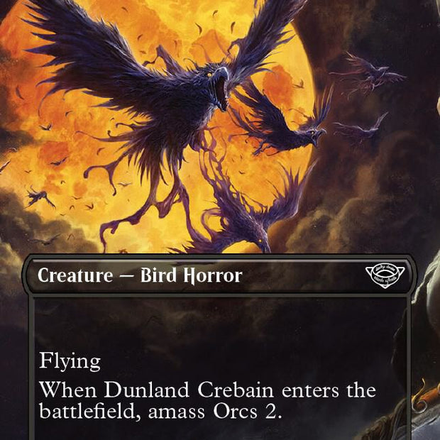 Dunland Crebain 411/281 (Universes Beyond: The Lord of the Rings: Tales of Middle-earth)  - Borderless