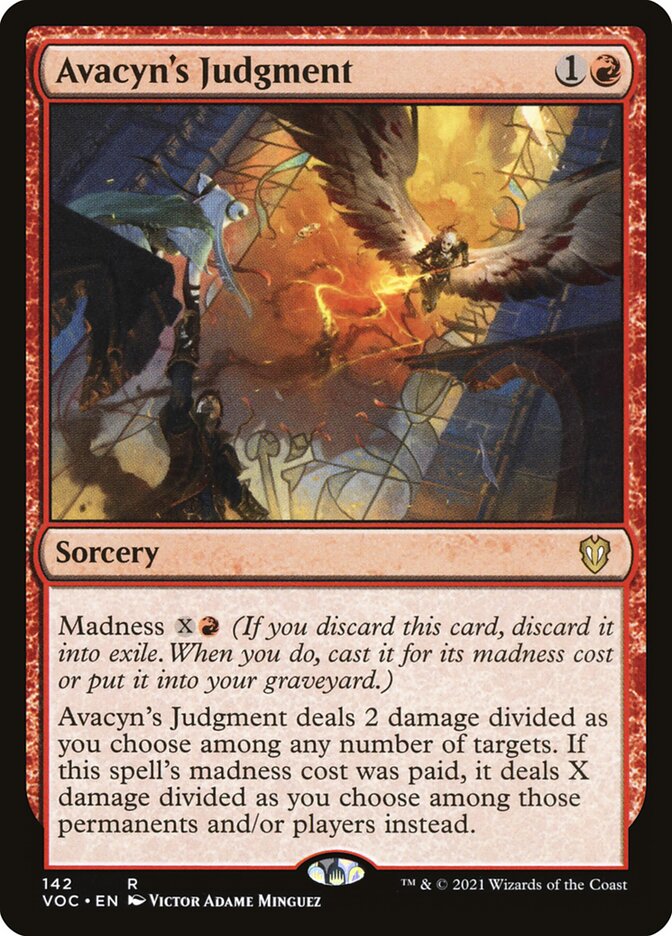 Avacyn's Judgment 142 (Commander: Innistrad: Crimson Vow) 