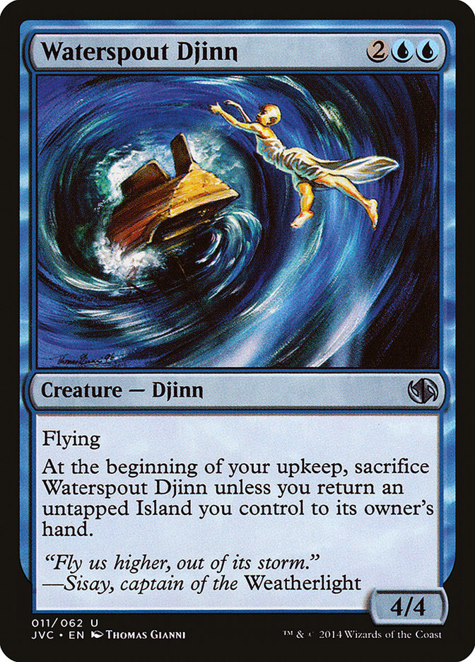 Waterspout Djinn 11/62 (Duel Decks: Anthology) 