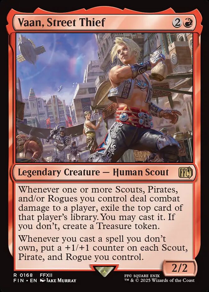 Vaan, Street Thief 168 (FINAL FANTASY)  - Foil