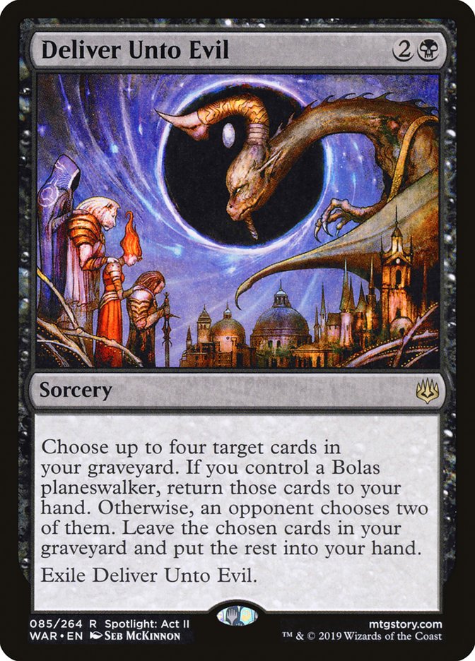 Deliver Unto Evil 85/264 (War of the Spark)  - Foil