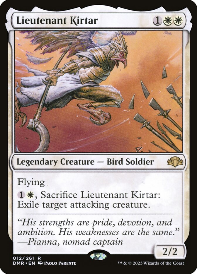 Lieutenant Kirtar 12/261 (Dominaria Remastered) 