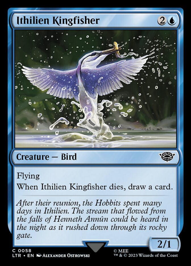 Ithilien Kingfisher 58 (Universes Beyond: The Lord of the Rings: Tales of Middle-earth) 