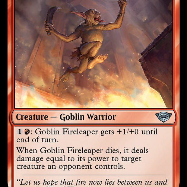 Goblin Fireleaper 133/281 (Universes Beyond: The Lord of the Rings: Tales of Middle-earth) 