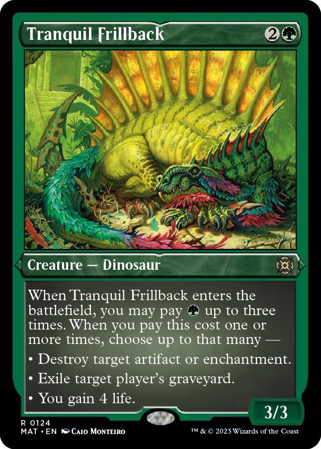 Tranquil Frillback 124/50 (March of the Machine: The Aftermath)  - Etched Foil