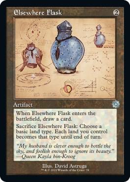 Elsewhere Flask Schematic 78/63 (The Brothers' War: Retro Frame Artifacts) 