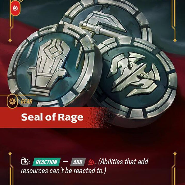 Seal of Rage 40/298 (Origins)  - Foil