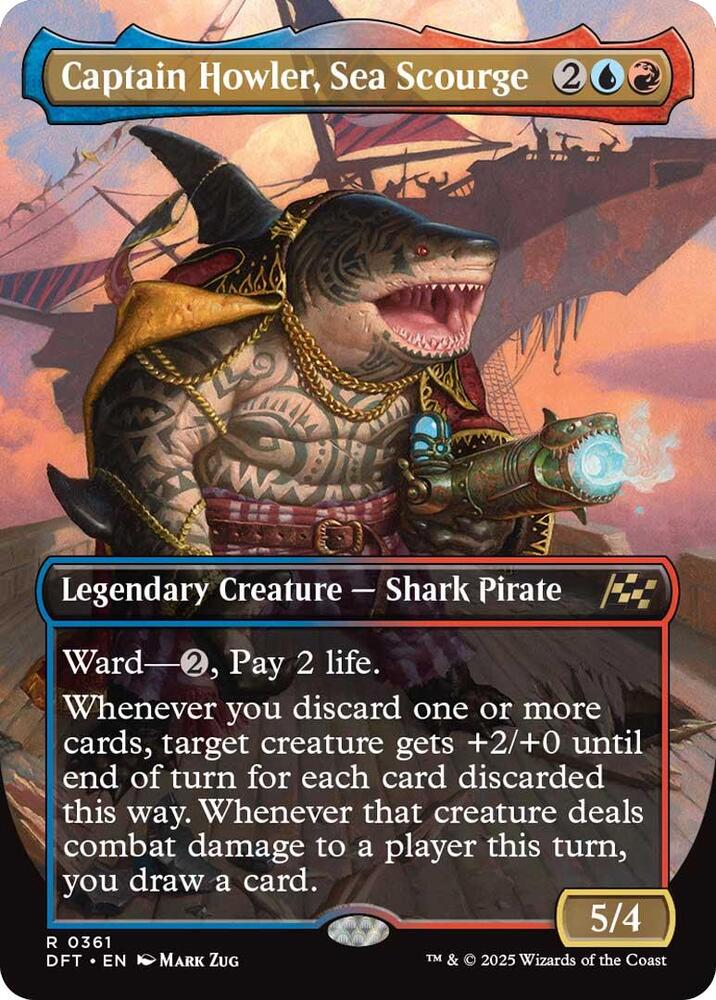 Captain Howler, Sea Scourge 361 (Aetherdrift)  - Borderless