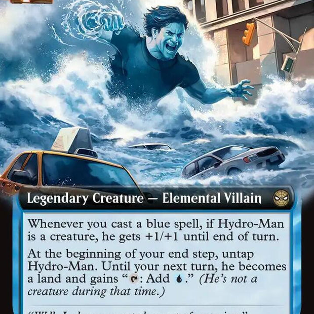 Hydro Man Fluid Felon Extended Art (Marvel's Spider-Man)  - Foil