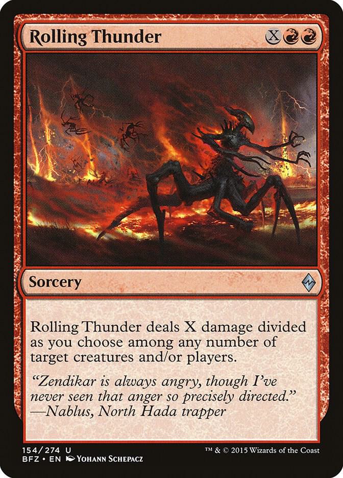 Rolling Thunder 154/274 (Battle for Zendikar) 