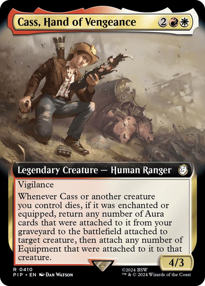 Cass Hand of Vengeance Extended Art 410 (Universes Beyond: Fallout) 