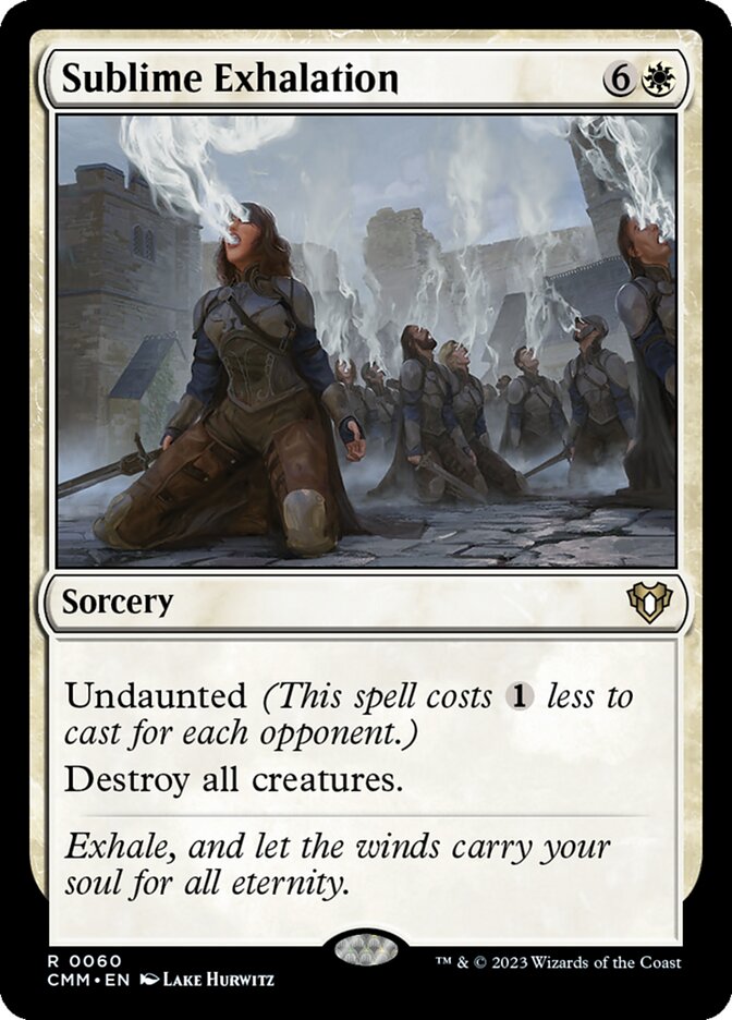 Sublime Exhalation 60/451 (Commander Masters) 