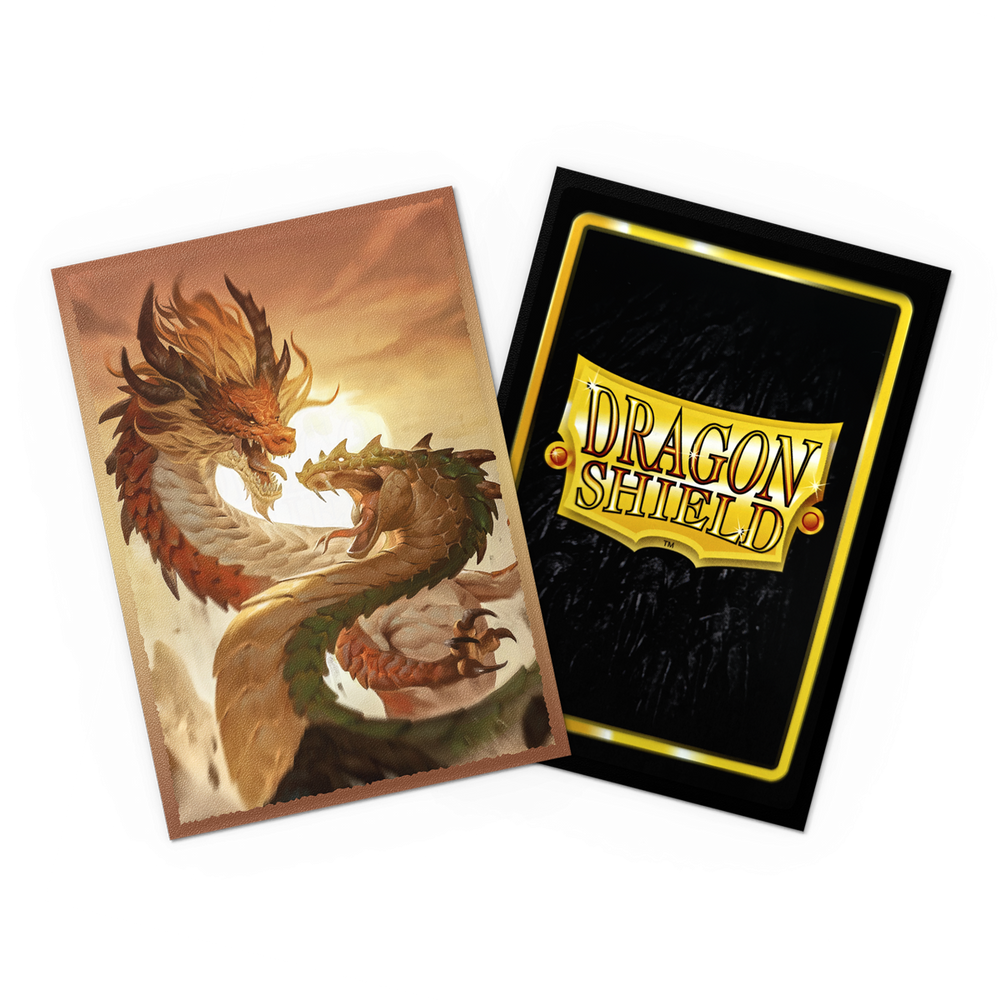 Dragon Shield: Japanese Size 60ct Art Sleeves - Wood Snake 2025 (Dual Matte)