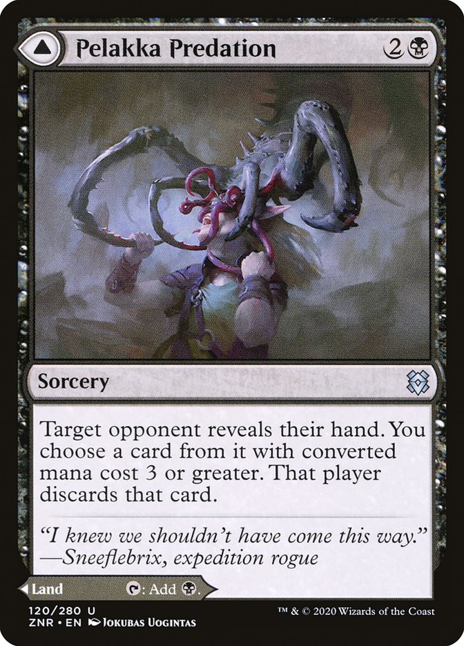 Pelakka Predation // Pelakka Caverns 120 (Zendikar Rising) 